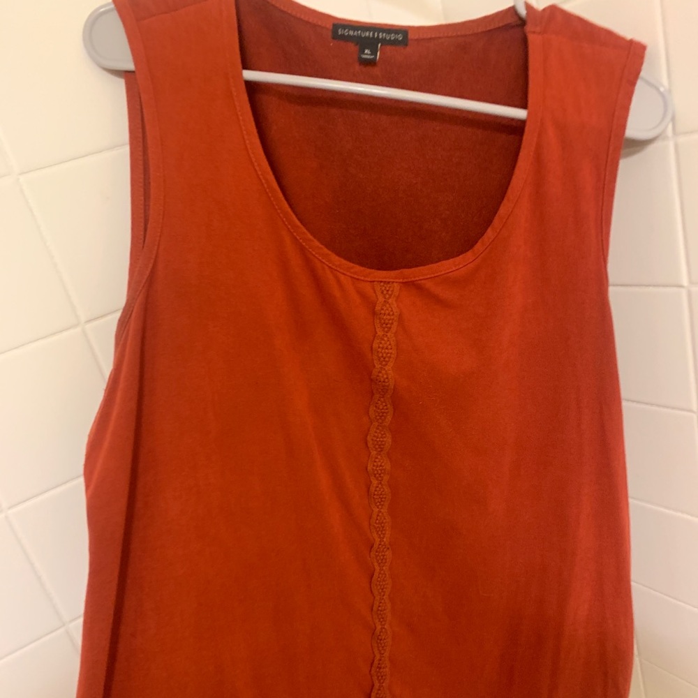 Burnt Orange tank top